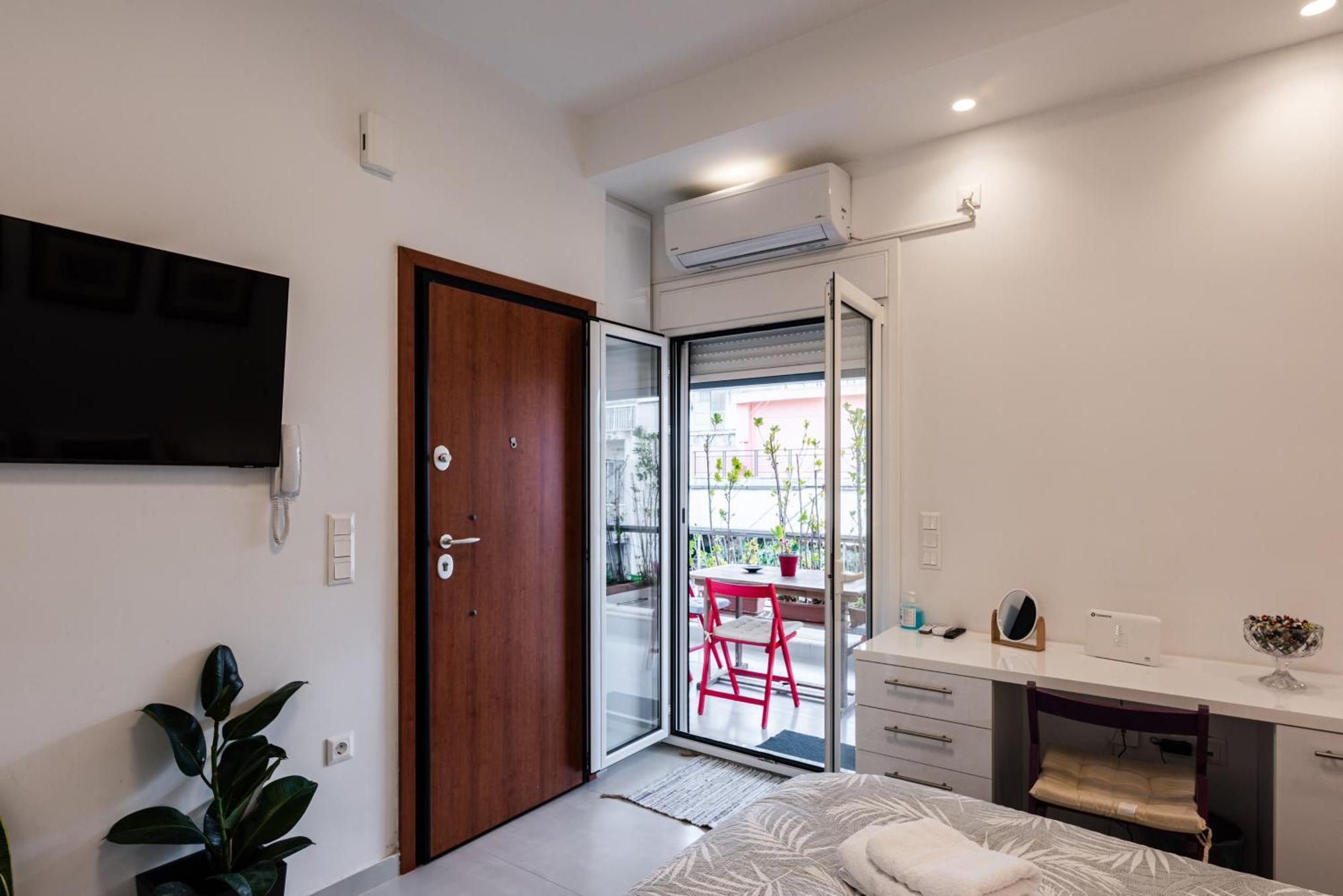 Modern Studio Apartment B Atény Exteriér fotografie